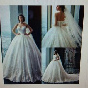New Private Customization Women's White Wedding Dress